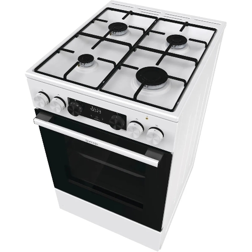 Плита комбинированная Gorenje GK5C60WJ белый, конфорок 4 газовых, духовка 62 л, 50 см x 85 см x 59.4 см