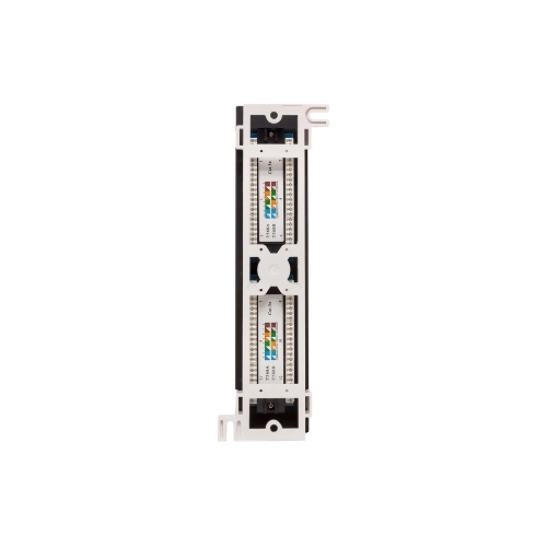 Патч-панель настенная TERACOM PRO Cat.5E неэкранированная UTP 12 портов RJ-45 Dual IDC