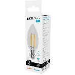 Лампа светодиодная филаментная Gauss Filament 8Вт цок.: E14 свеча св. свеч. бел. нейт. (упак.: 10 шт)