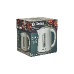 Чайник электрический Delta DL-1106 белый с серым
