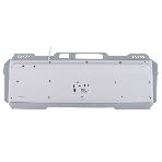 Клавиатура Gembird KB-G710M-S проводная, USB Type-A, чёрный/серебристый