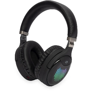 Беспроводные/проводные наушники Digma BT-16 черный, накладные, Bluetooth + проводной, складная конструкция, до 10 ч