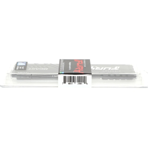 Оперативная память Kingston Fury Beast Black, DDR4, 8GB (1x8GB), 3200MHz, CL16, с радиатором, черный