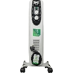 Обогреватель масляный Ballu Classic BOH/CL-05WRN (5 секций), белый, 1000 Вт, 15 м2, термостат