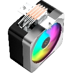Кулер для процессора Ocypus Delta A40 EX BK ARGB, 120мм ARGB FAN, 4 HEAT PIPES, 4-PIN PWM, 500-1800 RPM, 29DBA, HYDRO BEARING, LGA115X/1200/1700/18XX, AM4/AM5