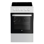 Плита электрическая Beko FFSS57001W белый, конфорок 4 шт, духовка 60 л, 50 см x 85 см x 60 см