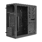 Компьютерный корпус Minitower ExeGate QA-412U-UNS500 (mATX, БП UNS500 с вент. 12см, 2хUSB+2хUSB 3.0, аудио, черный)