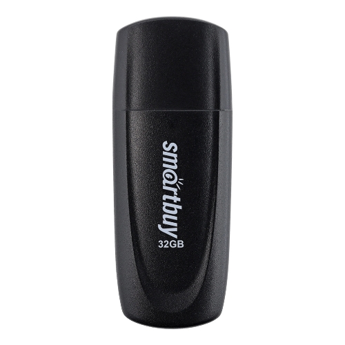 Флешка USB Smartbuy Scout Black (SB032Gb2SCK), 32Gb, USB 2.0, R/W 13/8, черный