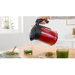 Чайник электрический Bosch TWK7L464 1.7 л, 2400 Вт., нерж.сталь, покрытая эмалью, красный, шкала уровня воды