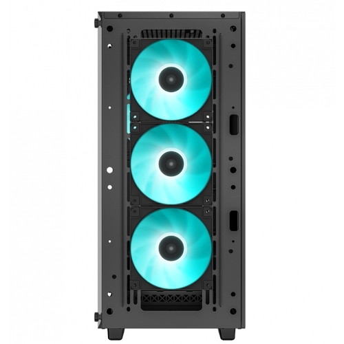 Компьютерный корпус Deepcool CC560 V2 черный без БП ATX 4x120мм 1xUSB 2.0 1xUSB 3.0 audio bott PSU