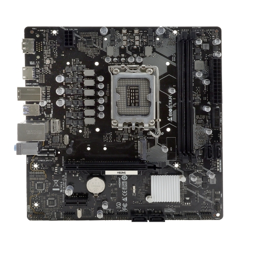 Материнская плата Biostar H610MS, LGA 1700, Intel H610, 2xDDR4, 4xSATA, 1xM.2, 1xPCIe 4.0 x16, 1xPCIe x1, 1xHDMI, 1xDP, 1x 1Gb LAN, 1xUSB-A 3.2 Gen 1, 4xUSB-A 2.0, 3x3.5 мм, 7.1, mATX