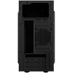 Компьютерный корпус CBR RD873, без БП, mATX Minitower 2хUSB 2.0, HD Audio+Mic, кабель питания 1.2м, черный PCC-MATX-RD873-WPSU