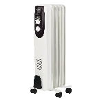 Обогреватель масляный Ballu Classic BOH/CL-05WRN (5 секций), белый, 1000 Вт, 15 м2, термостат