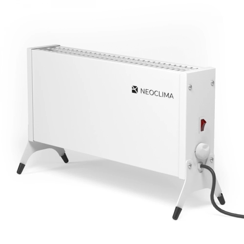 Конвектор электрический Neoclima Nano 1000W белый, 1000 Вт, 15 м2, термостат