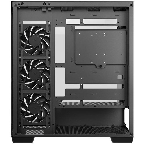 Компьютерный корпус Deepcool CG580 4F V2 без БП, боковое окно (панорама), 4x120мм ARGB PWM вентилятора, черный, ATX (R-CG580-BKADA4-G-2)