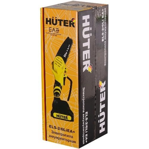 Цепная пила Huter ELS ELS-2/6Li аккум. дл.шины:6" (15.2cm) 1аккум. 2А·ч ЗУ (70/10/33)