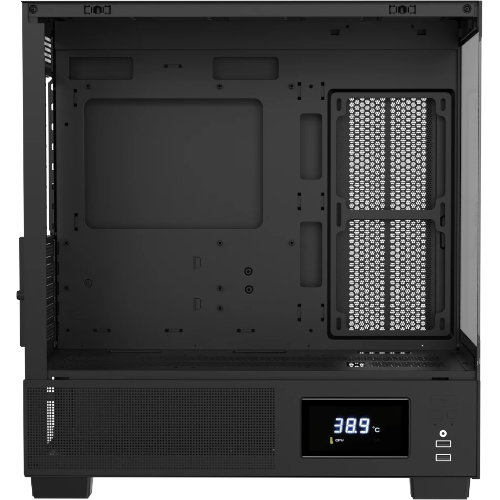 Компьютерный корпус AeroCool/Formula V Line Crystal E1M Black, MATX, USB3.0*2, Switch Display Panel