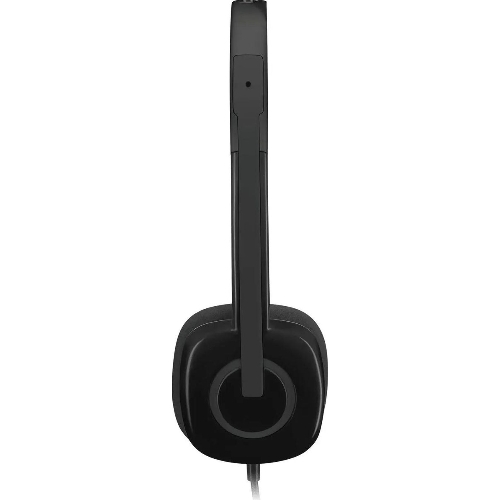 Гарнитура проводная Logitech Headset H151 Stereo черный