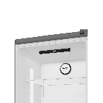 Холодильник с морозильником Beko B3RCNK405HDX серебристый