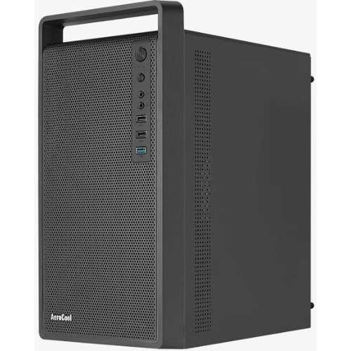 Компьютерный корпус MiniTower Aerocool/Formula CS-109-G-BK-v1 (mATX, USB3x1, USB2x2, 120мм RGb fan, без БП) (4711099472376)