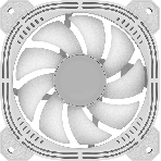 Вентилятор для корпуса Formula Nulight 12WH RGb 120х120x25 белый 3-pin 4-pin (Molex) 19.06дБ (NULIGHT 12WH FR) Ret