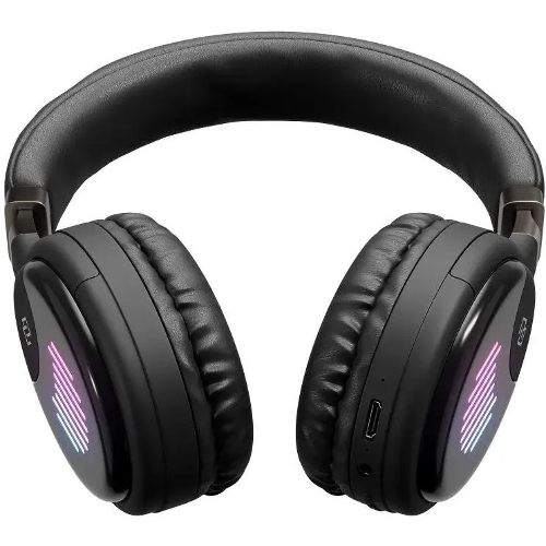 Беспроводные/проводные наушники Digma BT-16 черный, накладные, Bluetooth + проводной, складная конструкция, до 10 ч