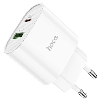 Сетевое зарядное устройство HOCO (6931474757319) C95A Lineal PD 20W+QC3.0 (белый)