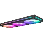 Вентилятор для корпуса Case Cooler NZXT F360 RGb Core (120x120x25мм, 4-pin PWM, RGb, 75.12CFM, 30dBA, 2400RPM, Black, Single-Frame RGb Fan Unit)