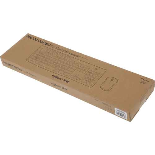 Комплект клавиатура+мышь Logitech MK370 беспроводной, USB, чёрный
