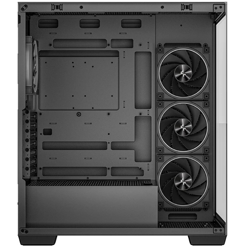 Компьютерный корпус Deepcool CG580 4F V2 без БП, боковое окно (панорама), 4x120мм ARGB PWM вентилятора, черный, ATX (R-CG580-BKADA4-G-2)