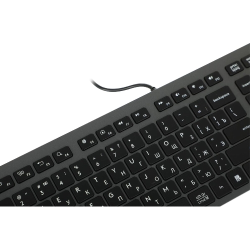 Клавиатура проводная A4Tech Fstyler FX50, USB, серый