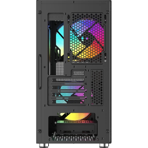 Корпус SAMA S30, Mini-Tower, чёрный, 2 x 140 мм, 1 x 120 мм