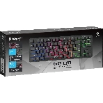 Клавиатура проводная Defender Dark Lord GK-580, USB, черный