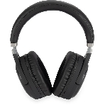 Беспроводные/проводные наушники Digma BT-16 черный, накладные, Bluetooth + проводной, складная конструкция, до 10 ч