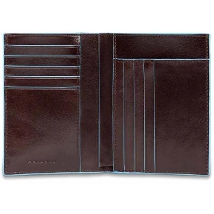 Кошелек мужской Piquadro Blue Square PU1393B2/MO, натур.кожа, красное дерево