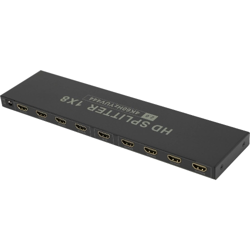 Сплиттер аудио-видео Premier 5-872-8V2 HDMI (f)/8xHDMI (f) черный
