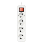 Удлинитель Smartbuy (SBE-16-4-03-ZS) 4 гнз х 3,0 м (16А/3.5 кВт, ПВС 3х1.0)