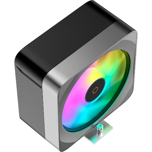 Кулер для процессора Ocypus Delta A40 EX BK ARGB, 120мм ARGB FAN, 4 HEAT PIPES, 4-PIN PWM, 500-1800 RPM, 29DBA, HYDRO BEARING, LGA115X/1200/1700/18XX, AM4/AM5