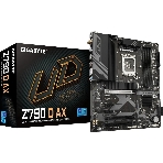 Материнская плата Gigabyte Z790 D AX, LGA 1700, Intel Z790, 4xDDR5, 4xSATA, 3xM.2, 1xPCI-E 5.0 x16, 1xPCI-E 4.0 x4, 2xPCI-E 3.0 x1, 1xHDMI, 1xDP, 1x 2.5Gb LAN, 4xUSB-A 3.2 Gen 1, 1xUSB-A 3.2 Gen 2, 2xUSB-A 2.0, 1xUSB-C 3.2 Gen 2, 3x3.5 мм, 7.1, ATX