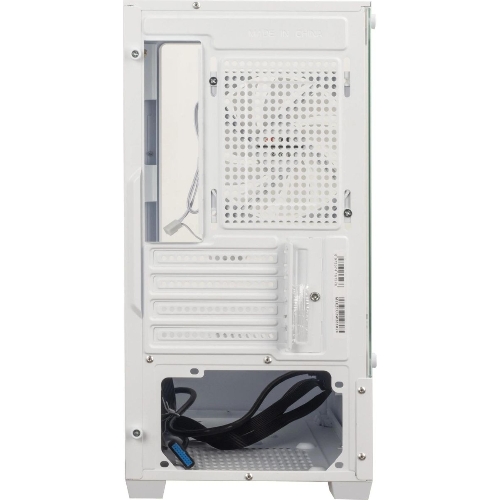 Компьютерный корпус Accord ACC-ZCU2W белый без БП mATX 1x120мм 1xUSB 3.0 1xUSB3.1 audio