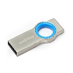 Флешка USB SmartBuy MC2 Metal Blue (SB032GbMC2), 32Gb, USB 2.0, R/W 25/15, синий/серебристый
