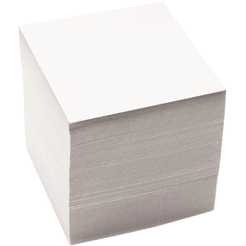 Блок для записей бумажный Silwerhof ECO Эконом 80x80x80мм, 60 г/м2, белый