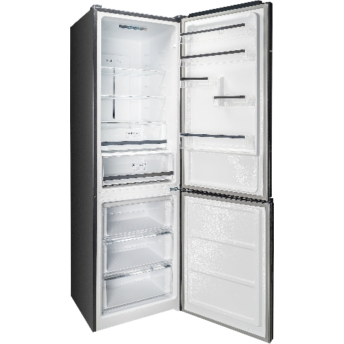 Холодильник DeLonghi DCS 19NFI NB DAMIANO черный двухкамерный 230/100л морозилка снизу, No Frost