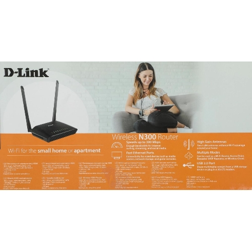 Роутер беспроводной D-Link DIR-620S/RU/B1A N300 черный