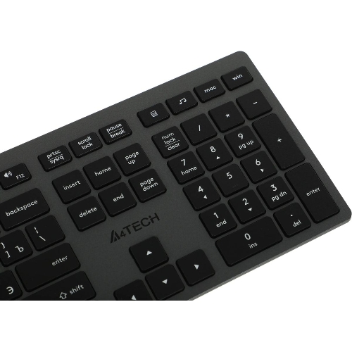Клавиатура проводная A4Tech Fstyler FX50, USB, серый