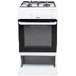 Плита газовая Hansa FCGW510029A белый, конфорок 4 газовых, духовка 53 л, 50 см x 85 см x 57 см