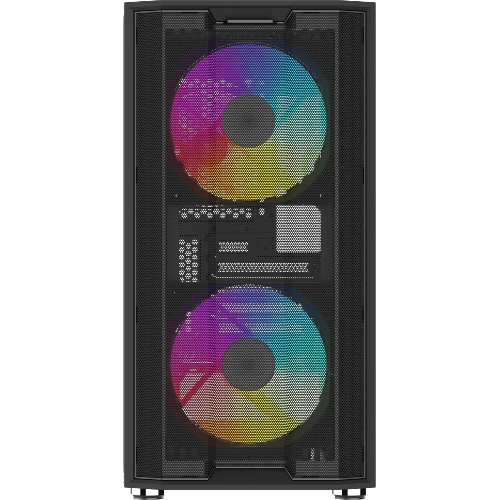 Корпус SAMA S30, Mini-Tower, чёрный, 2 x 140 мм, 1 x 120 мм