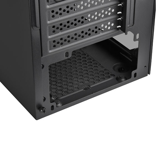 Компьютерный корпус Silverstone SST-PS15B-PRO Precision Mini Tower Micro ATX Computer Case, tempered glass, 2x 120мм ARGb, 1x ARGb Controller, black
