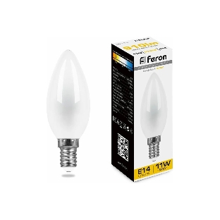 Лампа светодиодная Feron LB-713 11W 230V E14 2700K матовая