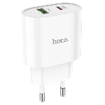 Сетевое зарядное устройство HOCO (6931474757319) C95A Lineal PD 20W+QC3.0 (белый)